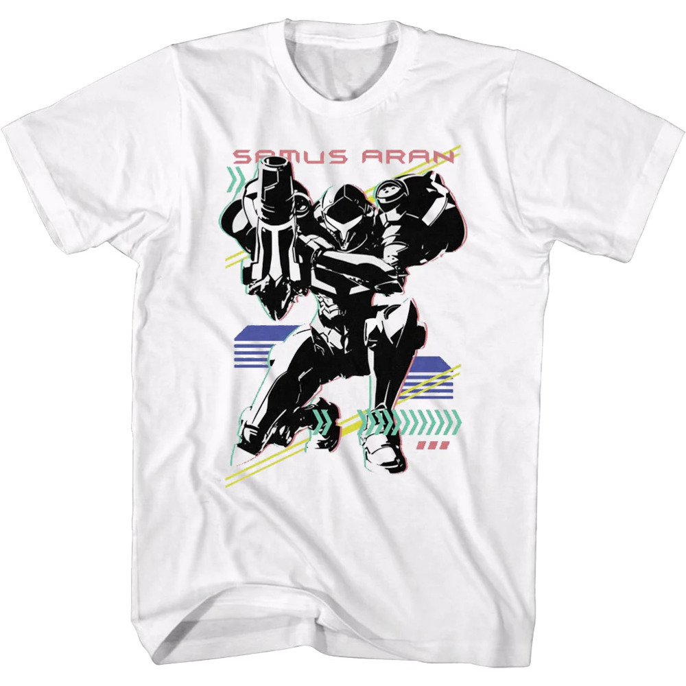 Retro Samus Aran Nintendo Tshirt